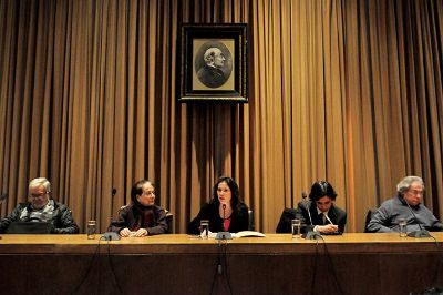 El panel moderado por Javiera Olivares contó con la participación de Mónica Echeverría, Juan Pablo Cárdenas, Ignacio Agüero y Francisco Ugás.