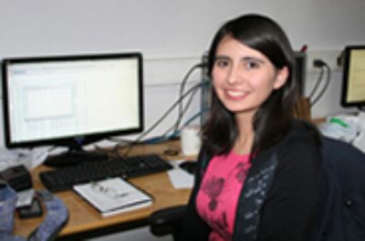 Maritza Soto, estudiante del Doctorado en Ciencias mención Astronomía del Departamento de Astronomía (DAS) de la FCFM de la Universidad de Chile.