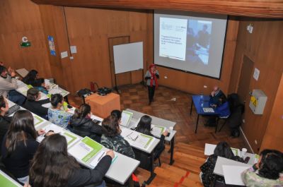 El taller se desarrolló en el auditorio Mario Andreis de la Facultad de Medicina