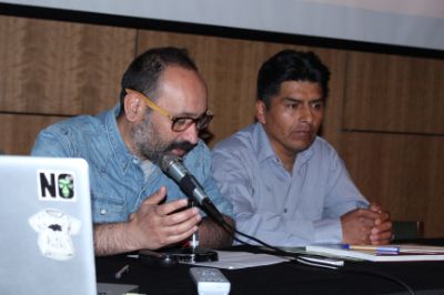 De izquierda a derecha: Rodrigo Dueñas y Freddy Mamani.