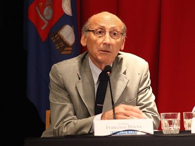 Fransico Brieva, Presidente del Consejo de Conicyt, fue el otro invitado a charlar sobre el proceso de Reforma al Estatuto de la Universidad de Chile.
