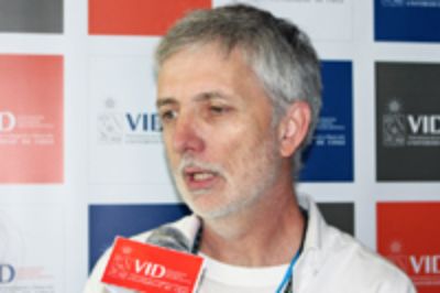 Derek Hyland, representante de Autoflame Chile y potencial cliente. 