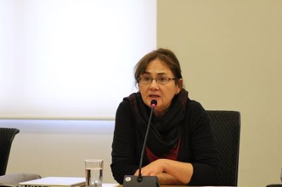 La Senadora María Eugenia Domínguez se manifestó a favor de la creación de la Comisión Ad Hoc. 