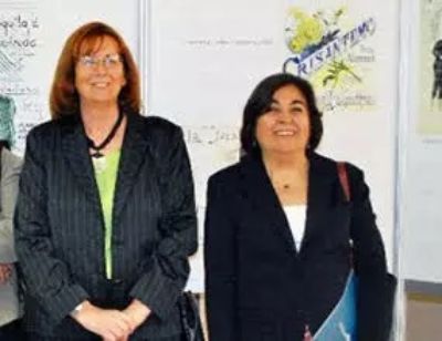 María Teresa Ruiz, presidenta, y María Cecilia Hidalgo, vicepresidenta de la Academia Chilena de Ciencias