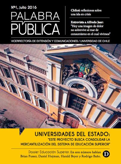 La nueva revista de la U. de Chile, "Palabra Pública" será lanzada este lunes 18 de julio en el MAC Parque Forestal.