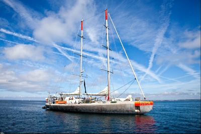 Este 1 de septiembre la embarcación Tara arriba a Isla de Pascua, en el marco de su expedición por el Océano Pacífico, que se extenderá hasta 2018.