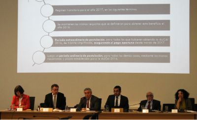 El Prorrector Rafael Epstein, en su rol de Presidente de la Comisión Superior AUCAI, expuso las principales ejes del proceso 2017.