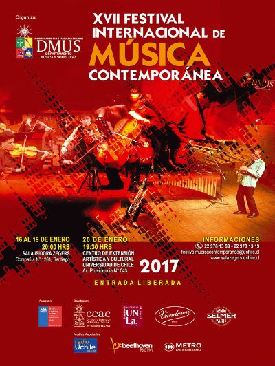 Vicente Larrañaga dirigirá a la Orquesta Sinfónica de Chile en el concierto de clausura del XVII Festival Internacional de Música Contemporánea. 