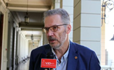 El Presidente del Consejo Latinoamericano en la Universidad de Lund, Olov Sterner. 
