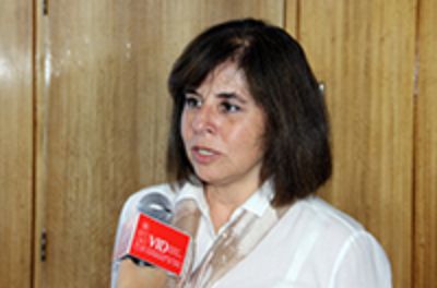 La Directora Transferencia Tecnológica U. de Talca, Patricia Klein. 