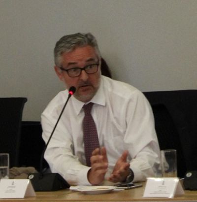 Profesor Claudio Moraga, Director de la Escuela de Pregrado de la F. de Derecho.