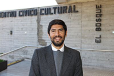 El Director de Creación Artística U. de Chile, Fernando Gaspar. 