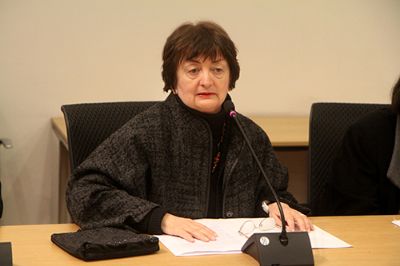 La decana María Eugenia Góngora hizo hincapié en el compromiso de la Universidad de Chile con las políticas públicas.