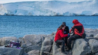 La campaña de los profesionales en el círculo polar antártico.
