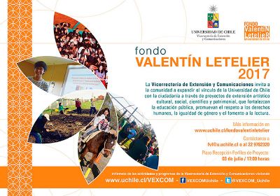 Fondo Valentín Letelier cumple su séptimo año consecutivo en financiamiento de proyectos triestamentales con impacto social.