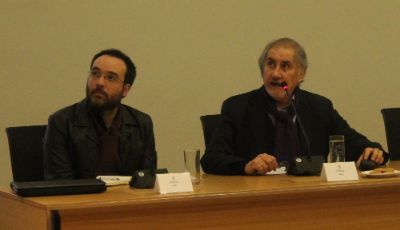 El vicepresidente del CEv estuvo acompañado por Pablo Duarte, secretario Ejecutivo del organismo, en las presentaciones.