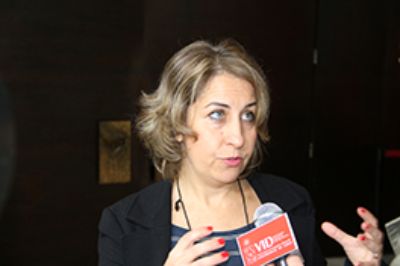 La responsable de eventos de Investigación y Creación IRCAM, Paola Palumbo. 