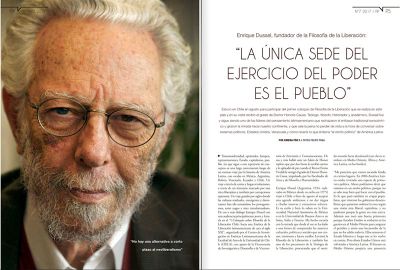 Enrique Düssel, fundador de la Filosofía de la Liberación, analiza en su entrevista la actualidad latinoamericana, la izquierda y el sistema político.