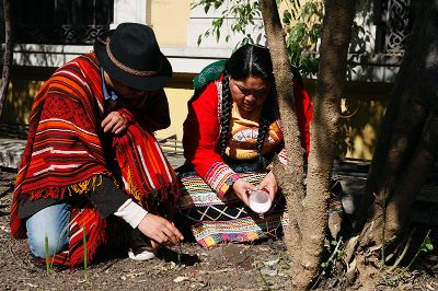 El seminario contó con la participación de cinco investigadores y profesores hablantes de las lenguas y culturas mapuche, aymara y quechua.