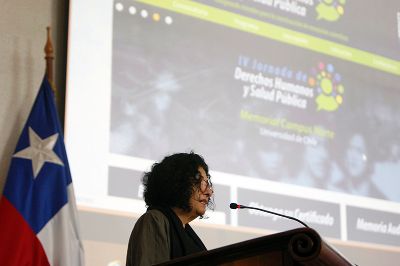 Este año se conformó un Comité de Educación en DDHH en la U. de Chile, "que tiene el desafío de diseñar un plan estratégico para abordar la formación transversal en DDHH", informó la vicerrectora.