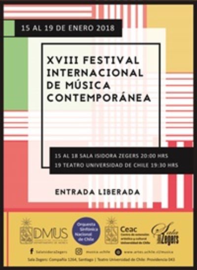 El certamen se llevará a cabo entre el 15 y el 19 de enero en la Sala Isidora Zegers, mientras que la jornada final será en el Teatro de la Universidad de Chile.