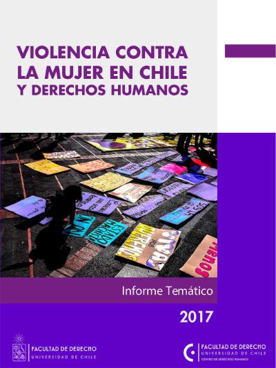 Portada del informe "Violencia contra la mujer y Derechos Humanos 2017".