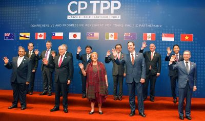 A pesar del retiro de Estados Unidos del acuerdo, los restantes 11 países de la cuenca del Pacífico firmaron la semana pasada el CPTPP.