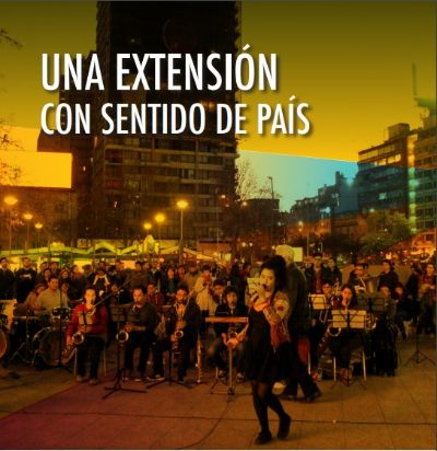 "Una extensión con sentido de país. Memoria 2014 - 2018", de la Vicerrectoría de Extensión y Comunicaciones.