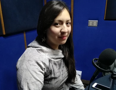 Gloria Calcumil, integrante de la asociación estudiantil mapuche Chikatufe Uchile Mew.