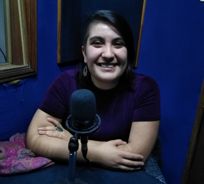 Begoña, cofundadora del Preuniversitario Popular Feminista Profesora Mara Rita. 