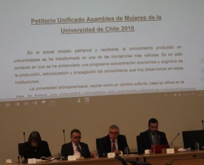 Petitorio Unificado de la Asamblea de Estudiantes Mujeres fue presentado ante el Consejo Universitario