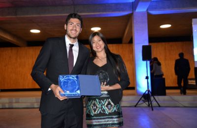 Susana Li de la selección de karate e Ignacio Zavala de la selección vóleibol playa fueron escogidos como el y la mejor deportista del 2018, según votación online