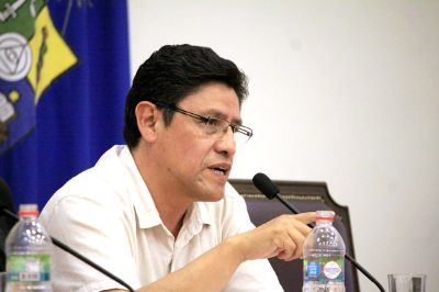 Alihuen Antileo, vocero de la Plataforma Político Mapuche.