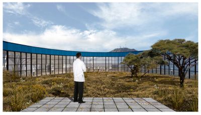 La nueva Planta de Extracción y Formulación de Ingredientes Funcionales del CeTA en Carén contempla una superficie aproximada de 1.100 m2 y una arquitectura sustentable integrada al entorno.