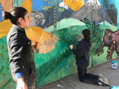 La actividad fue parte del programa de participación de la U. de Chile en la Semana de la Educación Artística (SEA). 