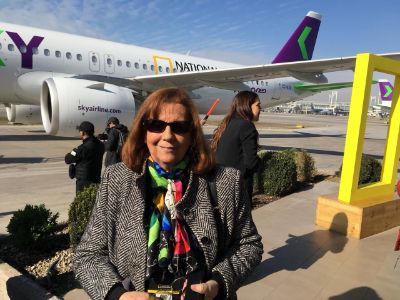 María Teresa Ruiz, participó en un exclusivo vuelo organizado por National Geographic a la zona del eclipse.
