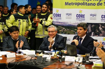 Por unanimidad de los presentes, el Consejo Regional Metropolitano aprobó un convenio de colaboración entre el Gobierno Regional y la U. de Chile.