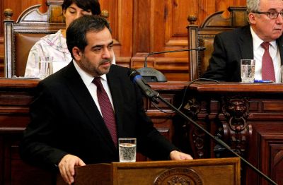 El presidente del Senado de la República, Jaime Quintana.