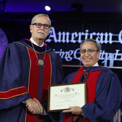 El pasado 26 de octubre el Colegio Americano de Cirujanos entregó la distinción Honorary Fellowship al académico Ítalo Braghetto.