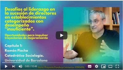 El primer video de la serie está protagonizado por el reconocido académico Ramón Flecha, de la Universidad de Barcelona.