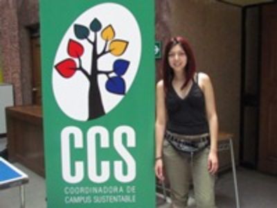 En Facso estuvo la Coordinadora de Campus Sustentable del Campus Juan Gómez Millas.