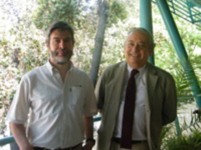 Jaime Díaz y Rubén Sepúlveda, los investigadores del proyecto.