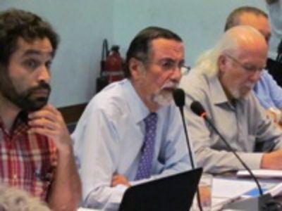  El Rector Víctor Pérez presentó el Proyecto de Presupuesto Global 2013 ante la Plenaria del Senado Universitario.