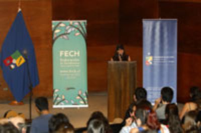 En su intervención, la nueva Presidenta de la FECH, puso sobre la mesa los desafíos que se vienen por delante para los estudiantes y la U. de Chile.