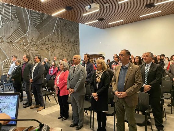 En la Sala Roberto Opazo de la Facultad de Ciencias Agronómicas se llevó a cabo  la  ceremonia de Inauguración del Año Académico de Campus Sur 2023