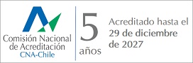 Acreditado por CNA-Chile por 5 años hasta diciembre 2027
