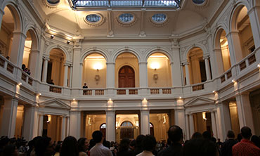 Vista interior del Palacio de Bellas Artes