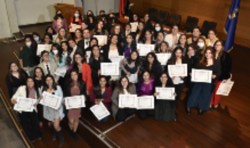 Generación 2019 de terapeutas ocupacionales de la Universidad de Chile.