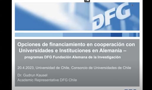 DFG y Opciones de Financiamiento en Cooperación con Instituciones Alemanas
