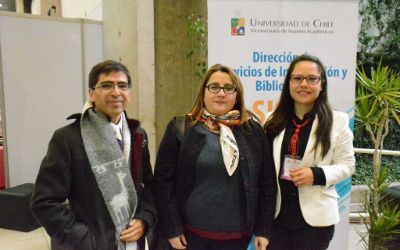 Pedro Robles, Universidad Católica del Norte; Patricia Muñoz, Directora del Programa de Información Científica, Conicyt; Francys Suazo, Universidad Católica del Norte